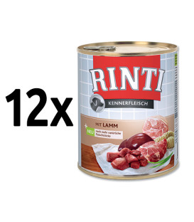12x konzerva RINTI Kennerfleisch jehně 800g