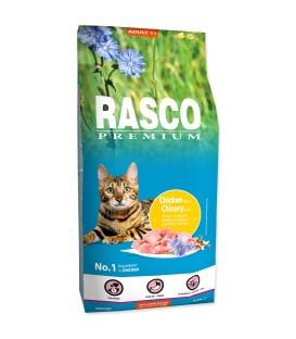 RASCO Premium Cat Kibbles Adult, Chicken, Chicori Root 7,5kg