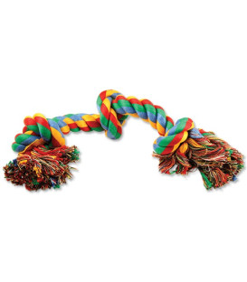 Uzel DOG FANTASY bavlněný barevný 3 knoty 40 cm