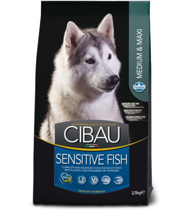 Cibau Adult Sensitive Fish Medium&Maxi 2,5 kg