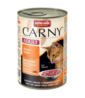 Konzerva Animonda CARNY® cat Adult hovězí a kuře 400 g