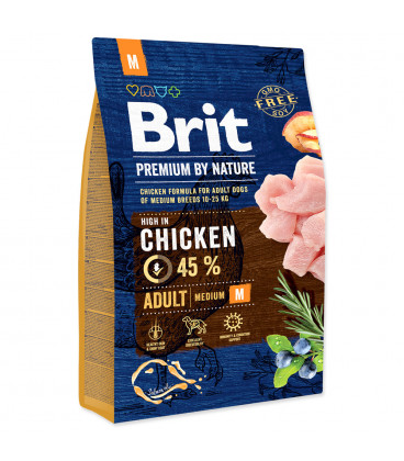 BRIT Premium by Nature Adult M 3kg